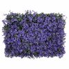 &nbsp;vidaXL Keinotekoinen lehtiaita 24 kpl violetti 40x60 cm