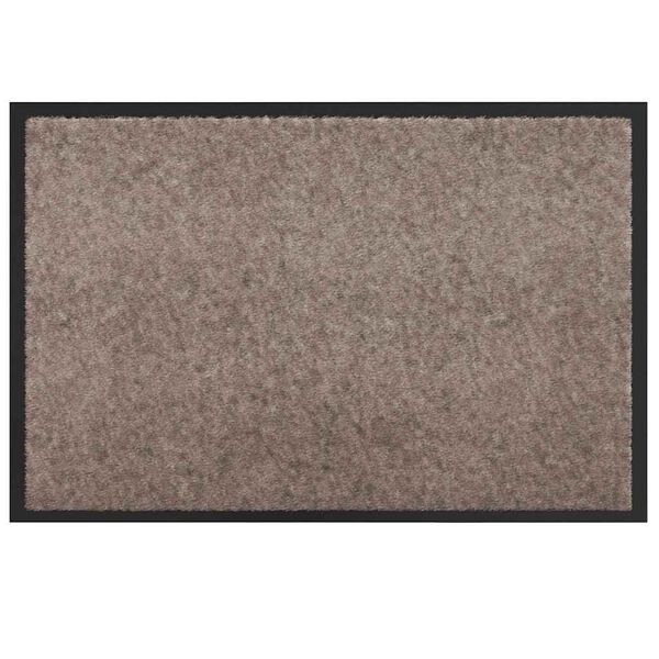 vidaXL Ovenmatto Beige 60 x 40 x 1.2 cm Teddykangas