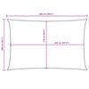 vidaXL Aurinkopurje Oxford-kangas suorakaide 2x5 m ruskea