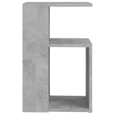 vidaXL Sivupöytä betoninharmaa 36x30x56 cm lastulevy