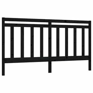 vidaXL S&auml;ngynp&auml;&auml;ty musta 206x4x100 cm t&auml;ysi m&auml;nty