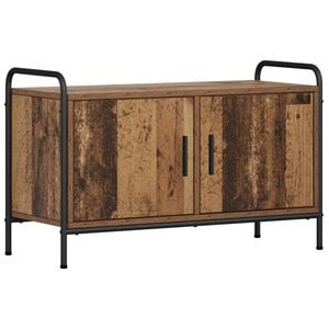 vidaXL TV-kaappi 79,5 x 33 x 50 cm Vanha puu Tekninen puu