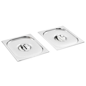 vidaXL Kannet GN 1/2 pannulle 2 kpl ruostumaton ter&auml;s