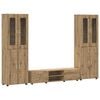 vidaXL TV-tasosetti FLORIN 3 pcs Artisan tammi Tekninen puu
