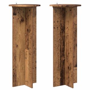vidaXL Kasviteline 2 kpl Vanha puu &Oslash;40 x 100 cm Tekninen puu