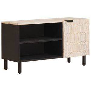 vidaXL TV-kaappi ovella Valkoinen pesu viimeistely 80 x 33 x 46 cm