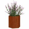 vidaXL Kukkalaatikko ruoste 40x40x45 cm Corten ter&auml;s