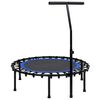 vidaXL Fitness trampoliini kahvalla 102 cm