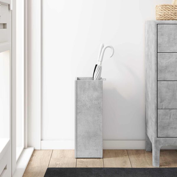 vidaXL Aurinkovarjojalusta Betoni Harmaa 20 x 20 x 55,5 cm