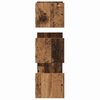 vidaXL Sein&auml;hyllysetti 3 pcs Vanha Puu 40x16x14cm Tekninen puu