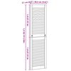 vidaXL Kaapin ovi ovella 4 pcs Luonnollinen 140,5 x 2 x 59,5 cm