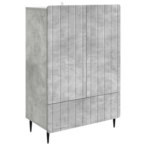 vidaXL Sivup&ouml;yt&auml; Betoninharmaa 66 x 34,5 x 97 cm Tekninen puu