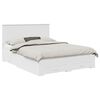 vidaXL S&auml;ngyn runko p&auml;&auml;tyll&auml; Valkoinen 5FT King Size Tekninen puu