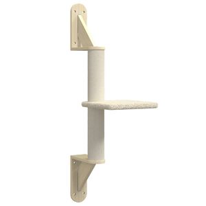 vidaXL Kissan raapimispuu sein&auml;lle kerma 85,5 cm