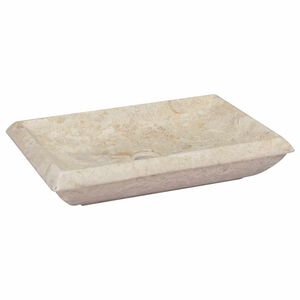 vidaXL Pesuallas kerma 50x35x10 cm marmori