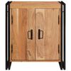 vidaXL Y&ouml;p&ouml;yt&auml;kaappi Ruskea 66 x 35 x 76 cm t&auml;ysi akaasiapuu