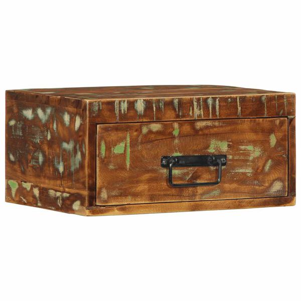 vidaXL Sein&auml;lle asennettavat y&ouml;p&ouml;yd&auml;t 2 kpl Kierr&auml;tetty massiivipuuta