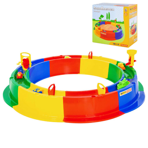 Polesie Wader 8-osainen Hiekkalaatikkosarja vesiv&auml;yl&auml;ll&auml; 136 cm PP