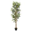 vidaXL Tekokasvi bambupuu 1104 lehte&auml; 180 cm vihre&auml;