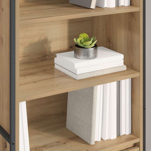 vidaXL Korkeat kaapit 2 pcs Taidekoivu 60 x 36 x 200 cm Tekninen puu