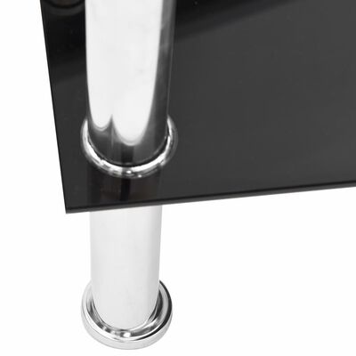 vidaXL Sohvapöytä läpinäkyvä 110x43x60 cm karkaistu lasi