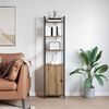 vidaXL Kirjahylly Artisan tammi 40 x 24 x 161 cm Tekninen puu