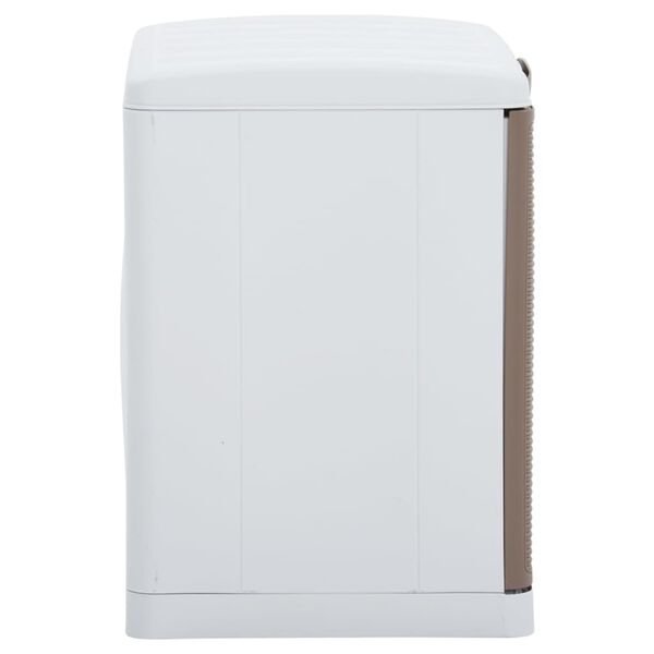 vidaXL Kenk&auml;kaappi harmaanruskea 40x30x40 cm