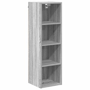 vidaXL Henkarikaappi Harmaa Sonoma 30 x 29,5 x 100 cm Tekninen puu
