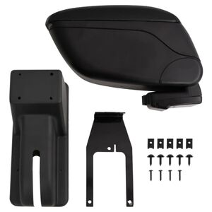 vidaXL Auton k&auml;sinoja musta 12x29x(32-46) cm ABS