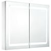 vidaXL LED kylpyhuoneen peilikaappi 80x12,2x68 cm