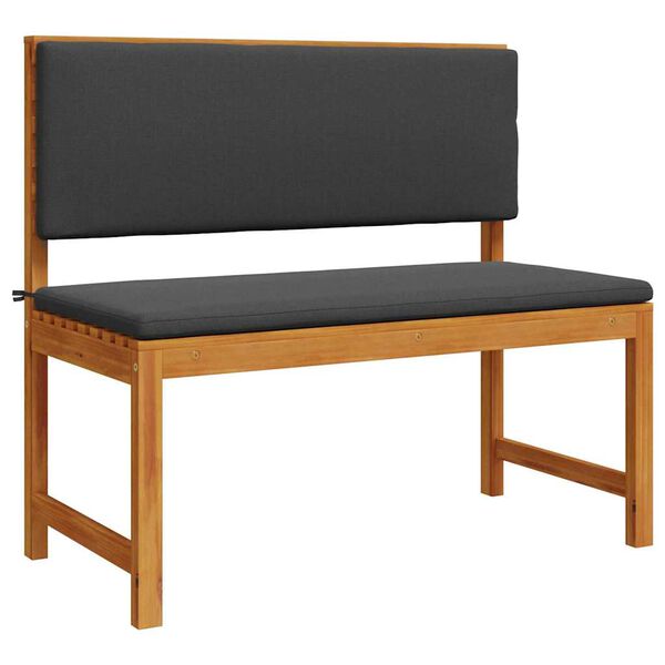 vidaXL Puutarhapenkki Ruskea 100 x 50 x 91cm Täysi Akaasiapuu