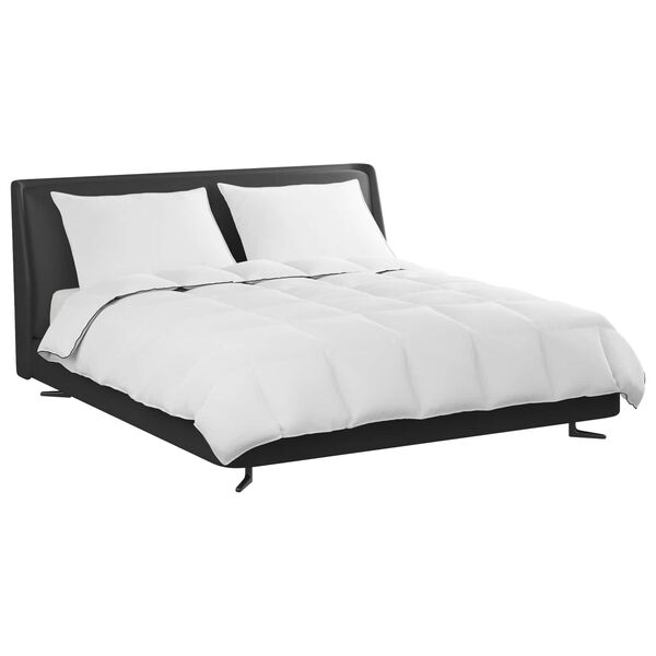 vidaXL Talvityyny tyynyllä 3 pcs Valkoinen Untuvahöyhen