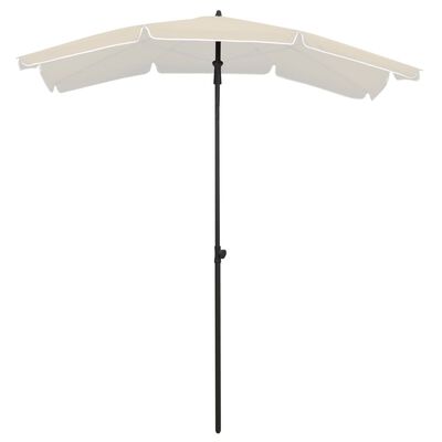 vidaXL Puutarhan Aurinkovarjo tangolla 200x130 cm hiekka