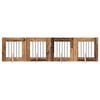 vidaXL Koiraportti jaloilla 4 pcs Vanha puu 60 x 60 cm Tekninen puu