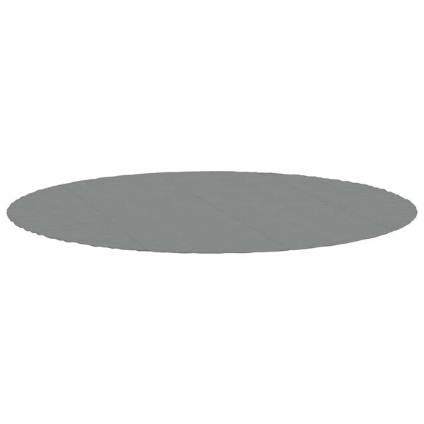 vidaXL Uima-altaan aluskangas harmaa &Oslash;458 cm polyesteri geotekstiili
