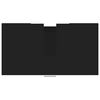 vidaXL Kylpyhuonekaappi musta 60x32x53,5 cm tekninen puu