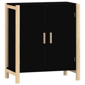 vidaXL Senkki musta 62x38x70 cm tekninen puu