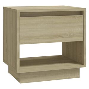 vidaXL Y&ouml;p&ouml;yt&auml; Sonoma-tammi 45x34x44 cm lastulevy