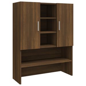 vidaXL Pesukonekaappi ruskea tammi 70,5x25,5x90 cm