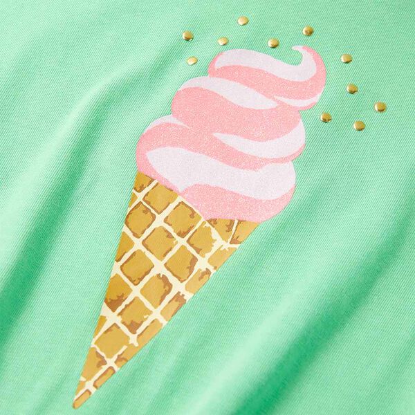 Lasten T-paita vaaleanvihre&auml; 128