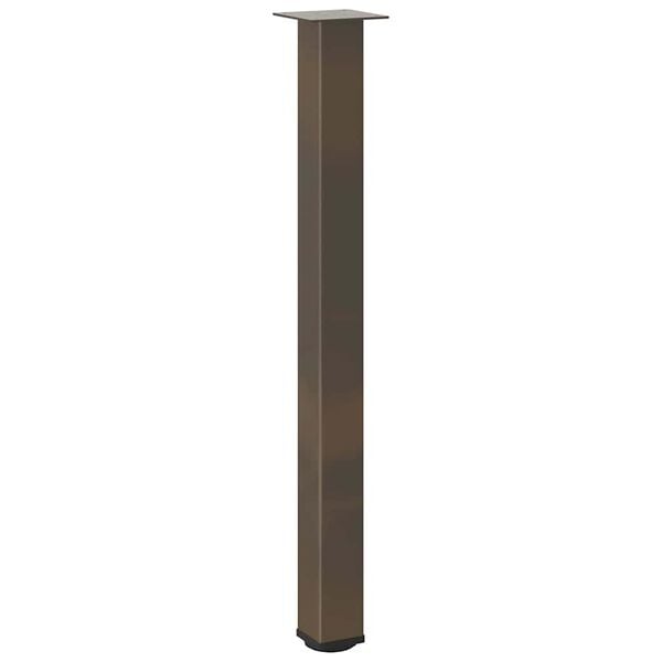 vidaXL Baarip&ouml;yd&auml;n jalat 4 kpl Luonnonv&auml;rinen ter&auml;s 90-92 cm Ter&auml;s