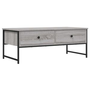 vidaXL Sohvap&ouml;yt&auml; harmaa Sonoma 101x49x39,5 cm tekninen puu