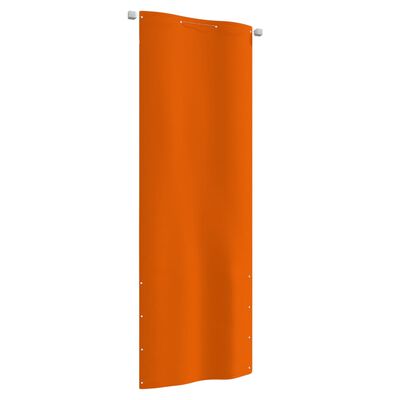vidaXL Parvekkeen suoja oranssi 80x240 cm Oxford kangas