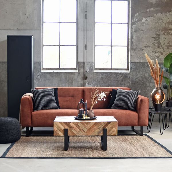 LABEL51 2-osainen sohvap&ouml;yt&auml;sarja Frisk musta