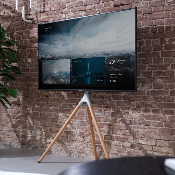 One For All Tripod TV-taso 32" - 65" vaaleanruskea