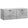 vidaXL Sein&auml;lle asennettava TV-kaappi 78,5 x 31 x 30 cm Betoninharmaa