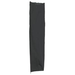vidaXL Puutarha-aurinkovarjon suoja musta 240x57/57 cm 420D Oxford