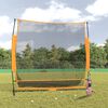 vidaXL Golf harjoitusverkko musta ja oranssi 215x107x216 cm polyesteri