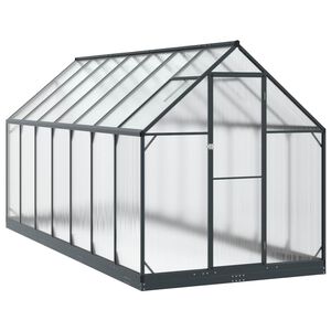 vidaXL Puutarhan Viherhuone 183,5 x 423,5 x 207 cm