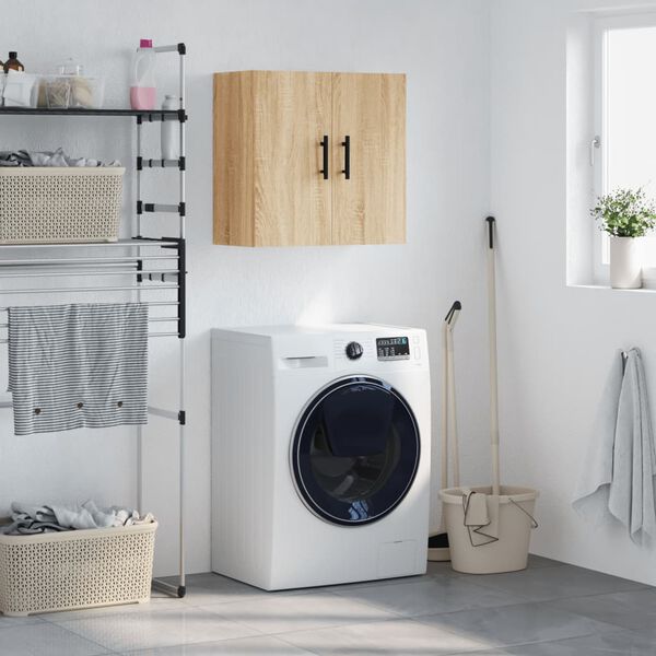 vidaXL Seinäkaappi Sonoma-tammi 60x31x60 cm tekninen puu